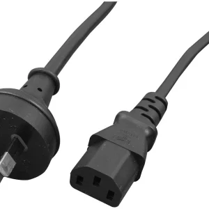 3piecbk.jpg Iec 3 Pin Power Adapter Cable