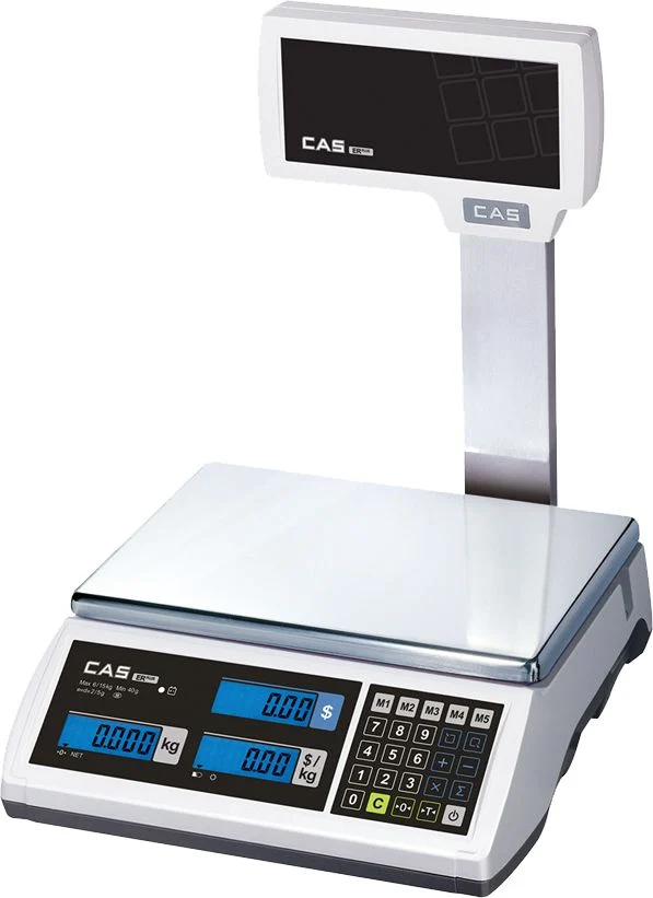 Cas ER-15 Plus 15KG Scale W/pole
