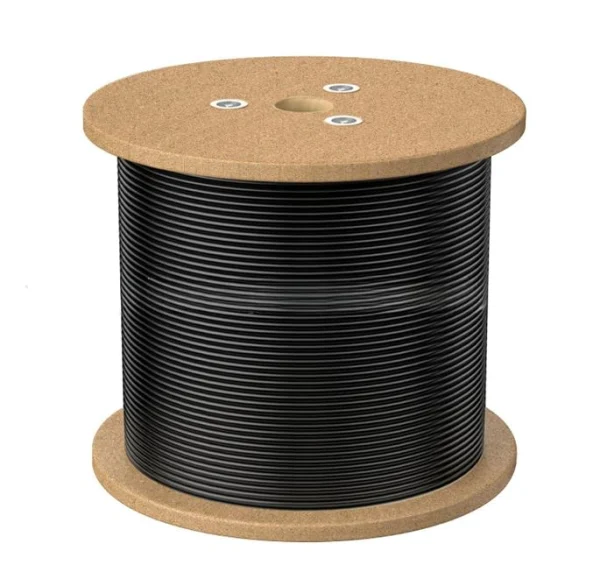8ware CAT6A-EXT350BLK 305m CAT6A UTP LAN Network Cable Roll 24AWG PVE HDPE 7.4mm UV Stabilised