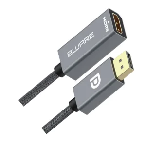 8ware 8W-DPHDMIF DisplayPort DP to HDMI Adapter Converter Cable 15cm