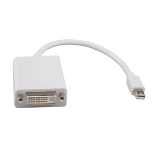 8ware GC-MDPDVI Mini DisplayPort DP 20-pin to DVI 24+5-pin 20cm Male to Female Adapter Cable