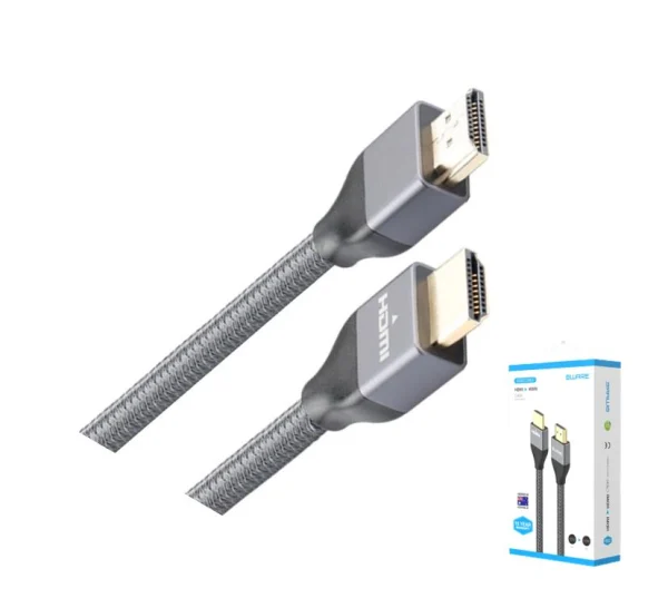 8ware HDMI2R5 Premium HDMI 2.0 Cable 5m Retail Pack 19 pins Male to Male UHD 4K HDR High Speed 8ware HDMI2R5 Premium HDMI 2.0 Cable 5m Retail Pack 19 pins Male to Male UHD 4K HDR High Speed