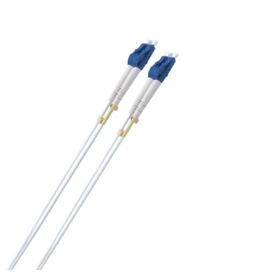 8ware CB8W-LCUPCWHITE-1M 1m LC-LC OS2 Single Mode Dual-Core Fibre / Fiber Optic Cable UPC