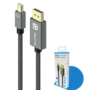 8ware 8W-MDPDP Pro Series 4K 1M 60Hz Mini DisplayPort Male to DisplayPort Male cable high