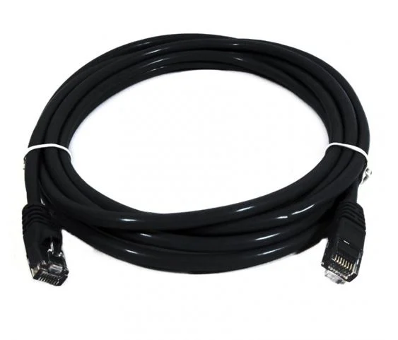 8ware 8W-PL6-0.25BLK CAT6 Cable 0.25m - Black Premium RJ45 Ethernet Network LAN UTP Patch Cord