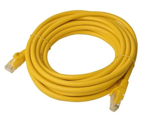 8ware 8W-PL6-5YEL CAT6 Cable 5m - Yellow Premium RJ45 Ethernet Network LAN UTP Patch Cord