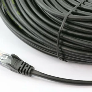 8ware PL6A-15BLK CAT6A Cable 15m - Black Color RJ45 Ethernet Network LAN UTP Patch Cord