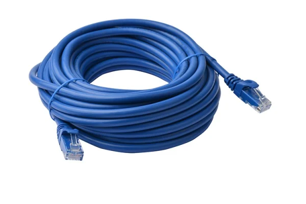 8ware PL6A-15BLU CAT6A Cable 15m - Blue Color RJ45 Ethernet Network LAN UTP Patch Cord Snagless