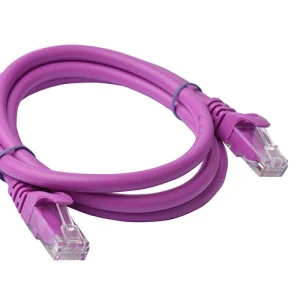 8ware PL6A-1PUR CAT6A Cable 1m - Purple Color RJ45 Ethernet Network LAN UTP Patch Cord Snagless