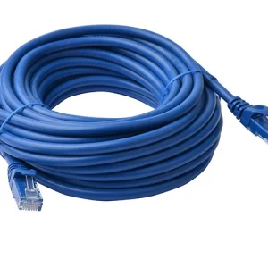 8ware PL6A-20BLU CAT6A Cable 20m - Blue Color RJ45 Ethernet Network LAN UTP Patch Cord Snagless