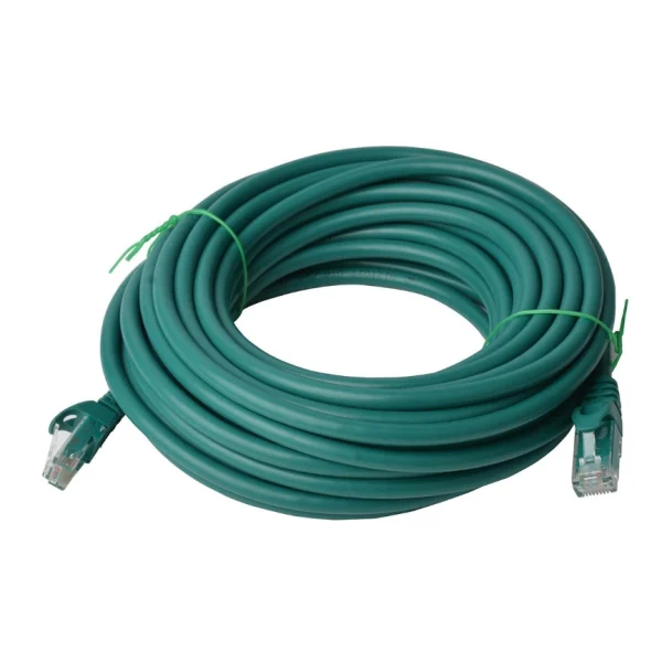 8ware PL6A-20GRNCAT6A Cable 20m – Green Color RJ45 Ethernet Network LAN UTP Patch Cord Snagless 8ware PL6A-20GRN CAT6A Cable 20m - Green Color RJ45 Ethernet Network LAN UTP Patch Cord