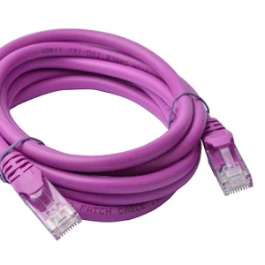 8ware PL6A-2PUR CAT6A Cable 2m - Purple Color RJ45 Ethernet Network LAN UTP Patch Cord Snagless