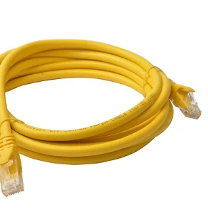 8ware PL6A-3YEL CAT6A Cable 3m - Yellow Color RJ45 Ethernet Network LAN UTP Patch Cord Snagless