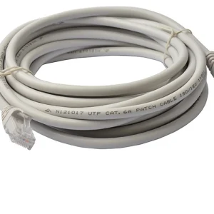8ware PL6A-5GRY CAT6A Cable 5m - Grey Color RJ45 Ethernet Network LAN UTP Patch Cord Snagless