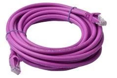 8ware PL6A-5PUR CAT6A Cable 5m - Purple Color RJ45 Ethernet Network LAN UTP Patch Cord Snagless