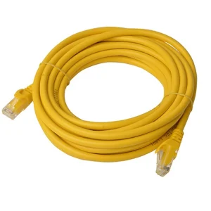 8ware PL6A-5YEL CAT6A Cable 5m - Yellow Color RJ45 Ethernet Network LAN UTP Patch Cord Snagless
