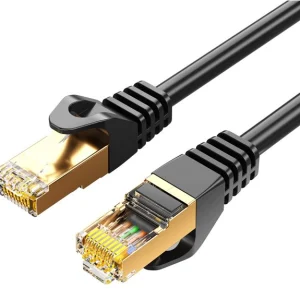 8ware CAT7-R-2BLKCAT7 Cable 2m – Black Color RJ45 Ethernet Network LAN UTP Patch Cord Snagless 8ware CAT7-R-2BLK CAT7 Cable 2m - Black Color RJ45 Ethernet Network LAN UTP Patch Cord Snagless