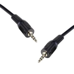8ware QK-8053 2m 3.5mm Jack Stereo Audio Input Extension Cable Male to Male Auxiliary Cord for