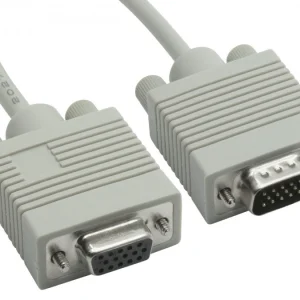8ware RC-3054 VGA Extension Cable 3m - 15 pins Male to 15 pins Female for Monitor PC Molded