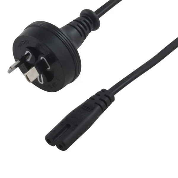 8ware RC-3078C7-OEM 2 Pin Core Power Cable 2m AU Plug 240v to IEC C7 figure eight Female