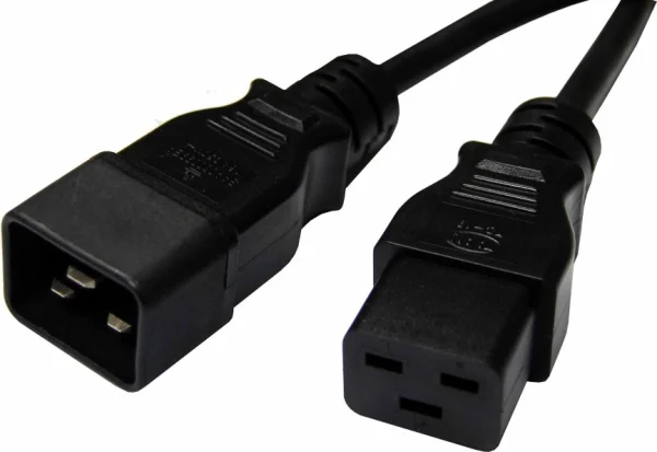 8ware RC-3084-030 3m Power Extension Cable Lead 15A IEC-C19 to IEC-C20 Male to Female for UPS 8ware RC-3084-030 3m Power Extension Cable Lead 15A IEC-C19 to IEC-C20 Male to Female for UPS