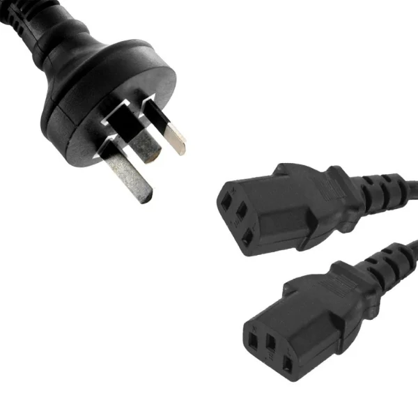 8ware RC-3085AU-010 1m 10amp Y Split Power Cable