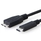 8ware UC-3001UBC USB-C to Micro USB Cable 1m Type C to Type B Male to Male Black 10Gbps
