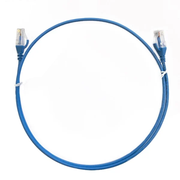 8ware CAT6THINBL-5MCAT6 Ultra Thin Slim Cable 5m – Blue Color Premium RJ45 Ethernet Network 8ware CAT6THINBL-5M CAT6 Ultra Thin Slim Cable 5m