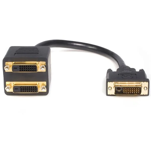 Astrotek AT-DVID-TO-DVIDX2 DVI-D Splitter Cable 24+1 pins Male to 2x Female Gold Plated