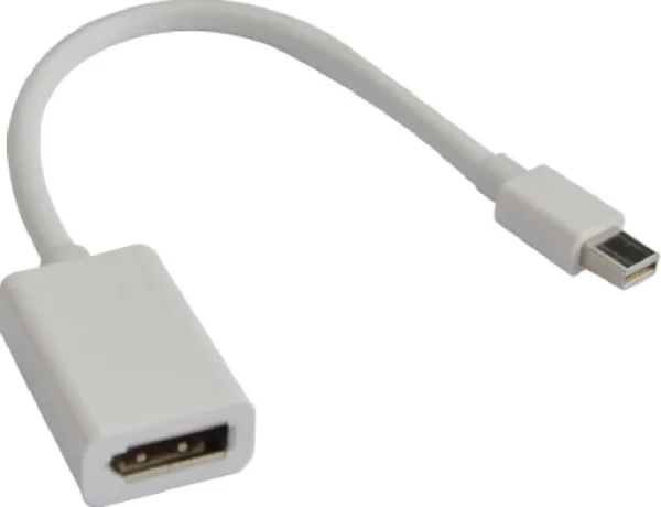 Astrotek AT-MINIDPP-MFMini DisplayPort DP to DisplayPort DP Adapter Converter – 20 pins Male Astrotek AT-MINIDPP-MF Mini DisplayPort DP to DisplayPort DP Adapter Converter