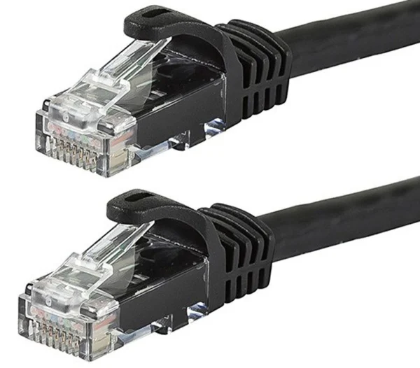 Astrotek AT-RJ45BLKU6-2M CAT6 Cable 2m - Black Color Premium RJ45 Ethernet Network LAN UTP