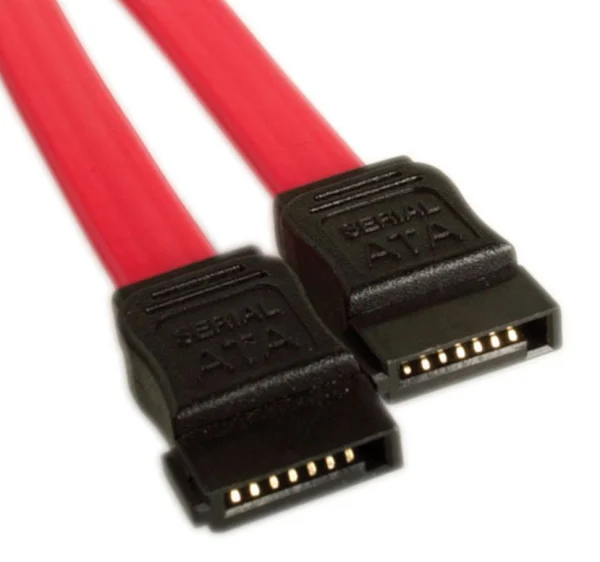 Astrotek AT-SATA-180D Serial ATA SATA 2 Data Cable 50cm 7 pins to 7 pins Straight 26AWG Red