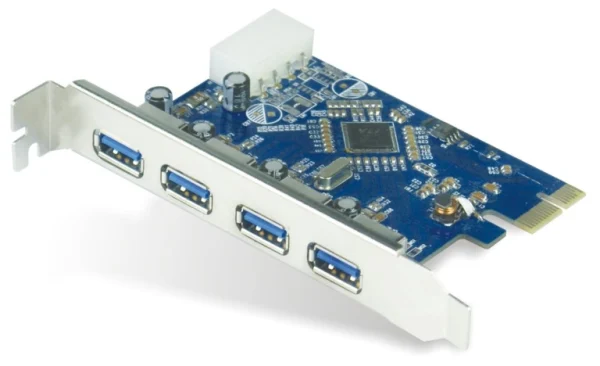 Astrotek AT-U3PCICARD 4x Ports USB 3.0 PCIe PCI Express Add-on Card Adapter 5Gbps Windows