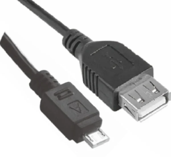 Astrotek AT-USB2MICRO-OTG Micro USB Male to USB Female OTG Adapter Converter Cable Black for