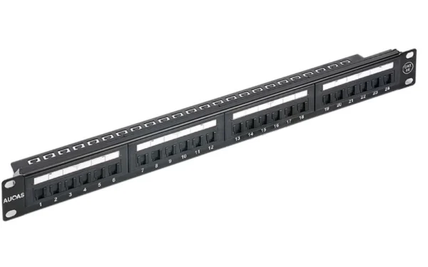 Astrotek ATP-PPU6-24 24 Ports UTP Patch Panel CAT6 RJ45 for 19′ 1RU Rack Mount Data Network Astrotek ATP-PPU6-24 24 Ports UTP Patch Panel CAT6 RJ45 for 19' 1RU Rack Mount Data Network