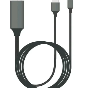8ware GEN-CABLIGHTNINGTV-2 HDMI to Lightning 2m Cable for iPhone & iPad Plug & Play lightning