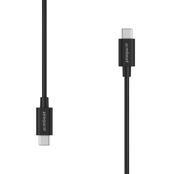 MBEAT MB-CAB-UCC02® Prime 2m USB-C to USB-C 2.0 Charge And Sync Cable High Quality/Fast Charge MBEAT MB-CAB-UCC02 ® Prime 2m USB-C to USB-C 2.0 Charge And Sync Cable High Quality/Fast