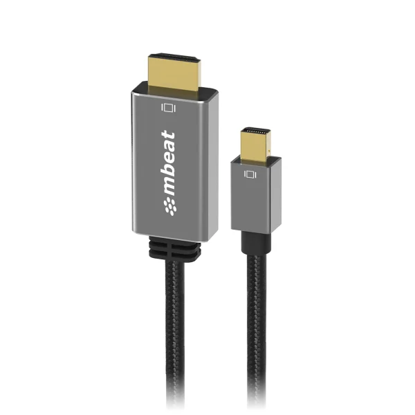 MB-XCB-MNDHDM18 (LS) mbeat® Tough Link 1.8m Mini DisplayPort to HDMI Cable