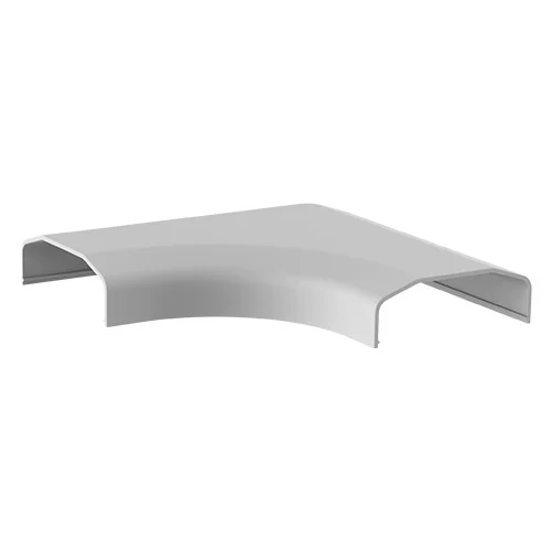 Brateck CC07-J2-W Plastic Cable Cover Joint L Shape Material:ABS Dimensions 127x127x21.5mm Brateck CC07-J2-W Plastic Cable Cover Joint L Shape Material:ABS Dimensions 127x127x21.5mm