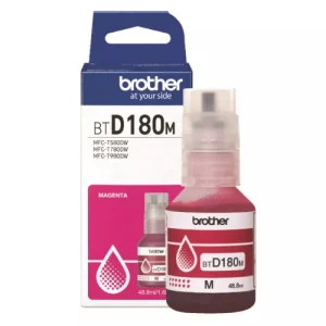 Brother BTD180MMAGENTA INK BOTTLE TO SUIT DCP-T580DW/DCP-T780DW -UP TO 5000 PAGES Brother BTD180M MAGENTA INK BOTTLE TO SUIT DCP-T580DW/DCP-T780DW -UP TO 5000 PAGES