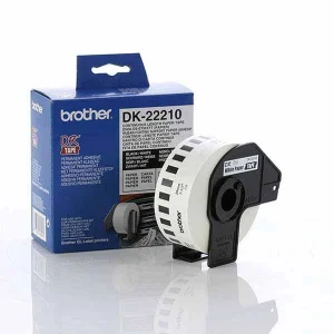Brother DK-22210White Cont. Paper Roll Direct Thermal Roll 2.9x 30.5m Brother DK-22210 White Cont. Paper Roll Direct Thermal Roll 2.9x 30.5m