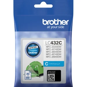 Brother LC-432C Cyan Ink Cartridge TO Suit