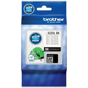 Brother LC-432XLBK Black Ink Cartridge to Suit