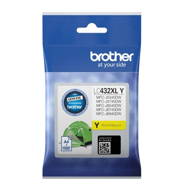 Brother LC-432XLYYellow Ink Cartridge to Suit Brother LC-432XLY Yellow Ink Cartridge to Suit