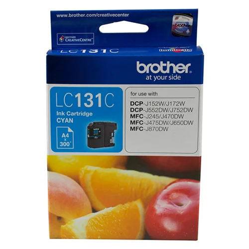 Brother LC-131C Cyan Ink Cartridge – to suit Brother LC-131C Cyan Ink Cartridge - to suit