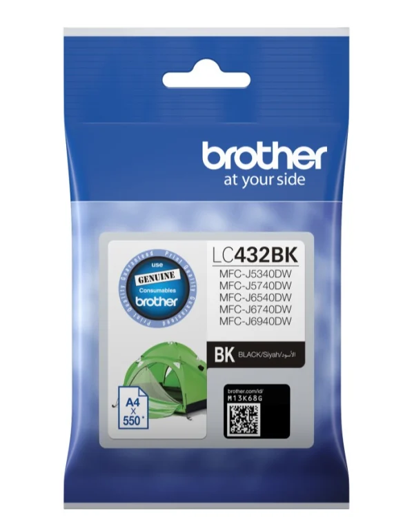 Brother LC-432BK Black Ink Cartridge TO Suit