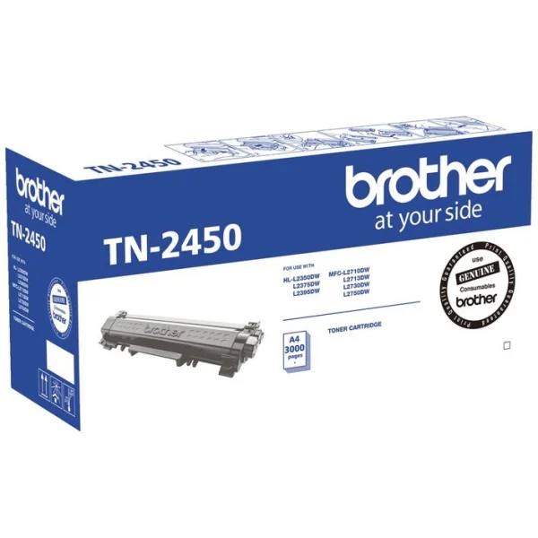 Brother TN-2450 Mono Laser Toner- Standard Brother TN-2450 Mono Laser Toner- Standard