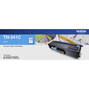 Brother TN-341C Colour Laser Toner- Standard Cyan, HL-L8250CDN/8350CDW MFC-L8600CDW/L8850CDW