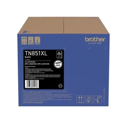 Brother TN-851XLBK BLACK HIGH YIELD TONER CARTRIDGE TO SUIT MFC-L9670CDN/