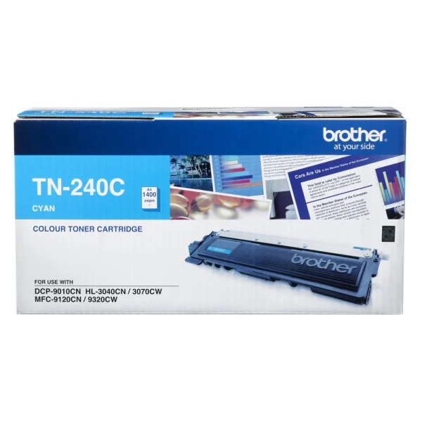 Brother TN-240C Colour Laser Toner-cyan Toner Cartridge TO Suit HL-3040CN/3045CN/3070CW/3075CW Brother TN-240C Colour Laser Toner-cyan Toner Cartridge TO Suit